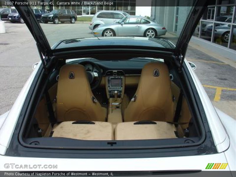 Carrara White / Black/Sand Beige 2007 Porsche 911 Targa 4S