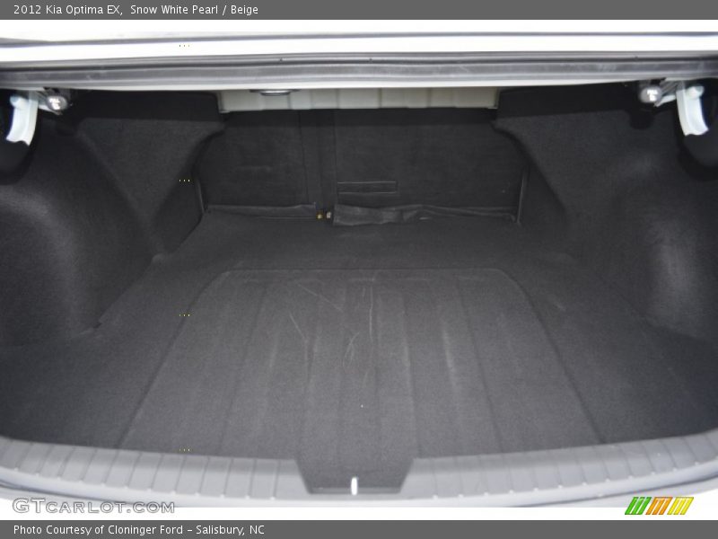 Snow White Pearl / Beige 2012 Kia Optima EX
