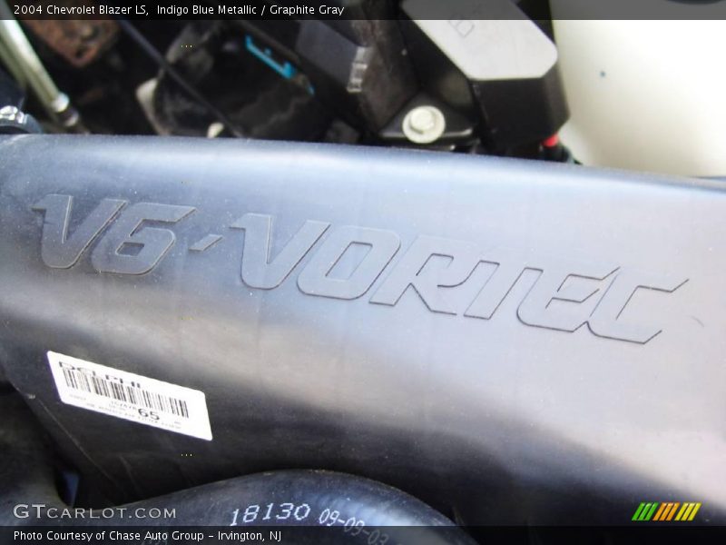 Indigo Blue Metallic / Graphite Gray 2004 Chevrolet Blazer LS