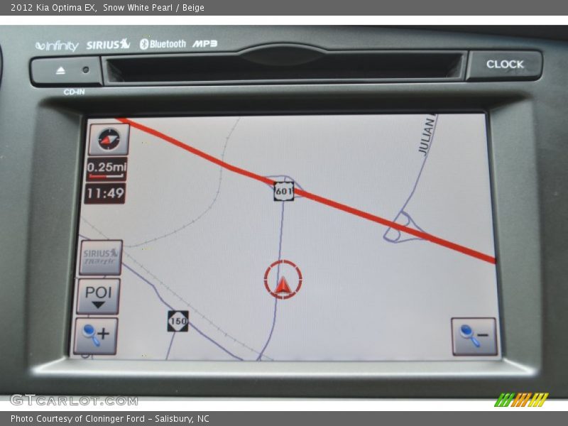 Snow White Pearl / Beige 2012 Kia Optima EX