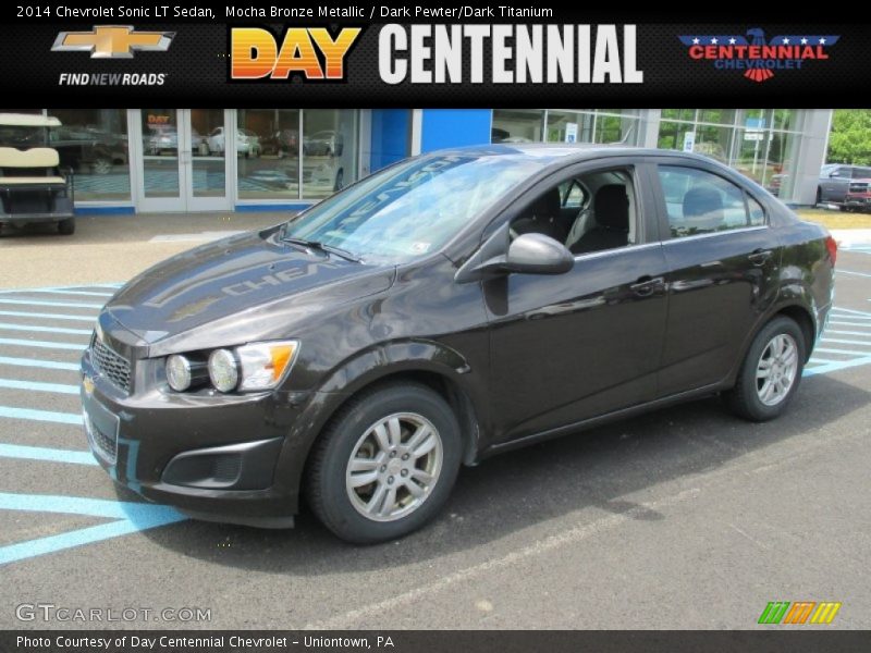 Mocha Bronze Metallic / Dark Pewter/Dark Titanium 2014 Chevrolet Sonic LT Sedan