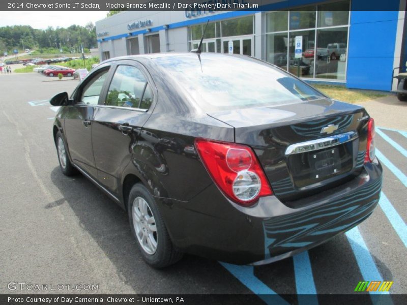 Mocha Bronze Metallic / Dark Pewter/Dark Titanium 2014 Chevrolet Sonic LT Sedan
