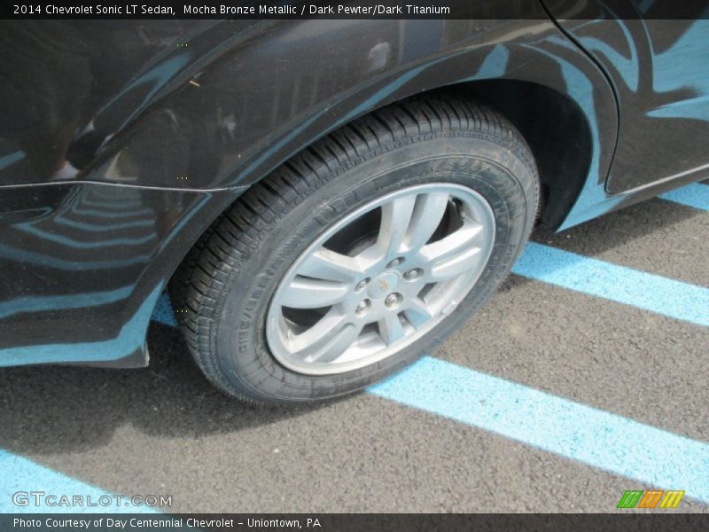 Mocha Bronze Metallic / Dark Pewter/Dark Titanium 2014 Chevrolet Sonic LT Sedan