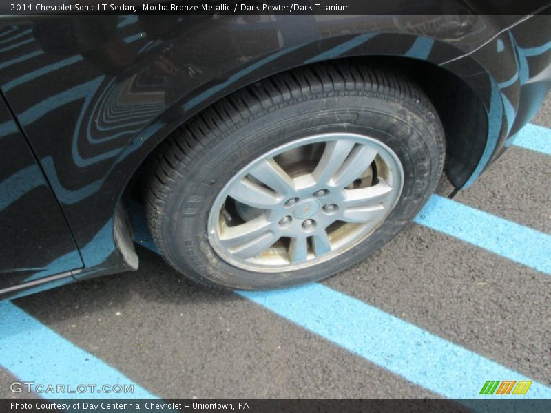 Mocha Bronze Metallic / Dark Pewter/Dark Titanium 2014 Chevrolet Sonic LT Sedan