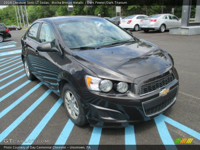 Mocha Bronze Metallic / Dark Pewter/Dark Titanium 2014 Chevrolet Sonic LT Sedan