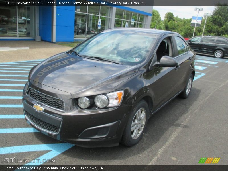 Mocha Bronze Metallic / Dark Pewter/Dark Titanium 2014 Chevrolet Sonic LT Sedan