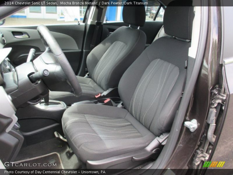 Mocha Bronze Metallic / Dark Pewter/Dark Titanium 2014 Chevrolet Sonic LT Sedan