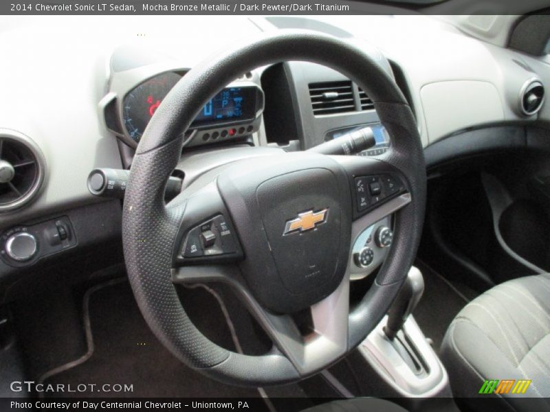 Mocha Bronze Metallic / Dark Pewter/Dark Titanium 2014 Chevrolet Sonic LT Sedan