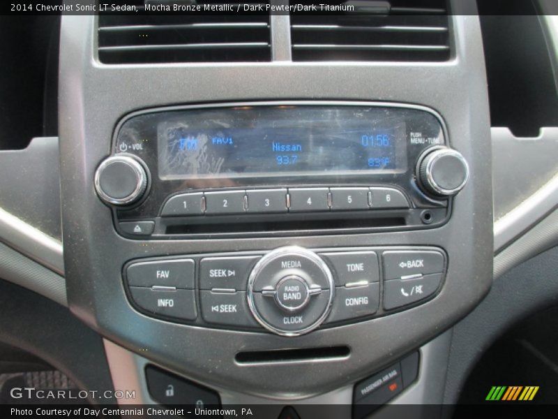 Mocha Bronze Metallic / Dark Pewter/Dark Titanium 2014 Chevrolet Sonic LT Sedan