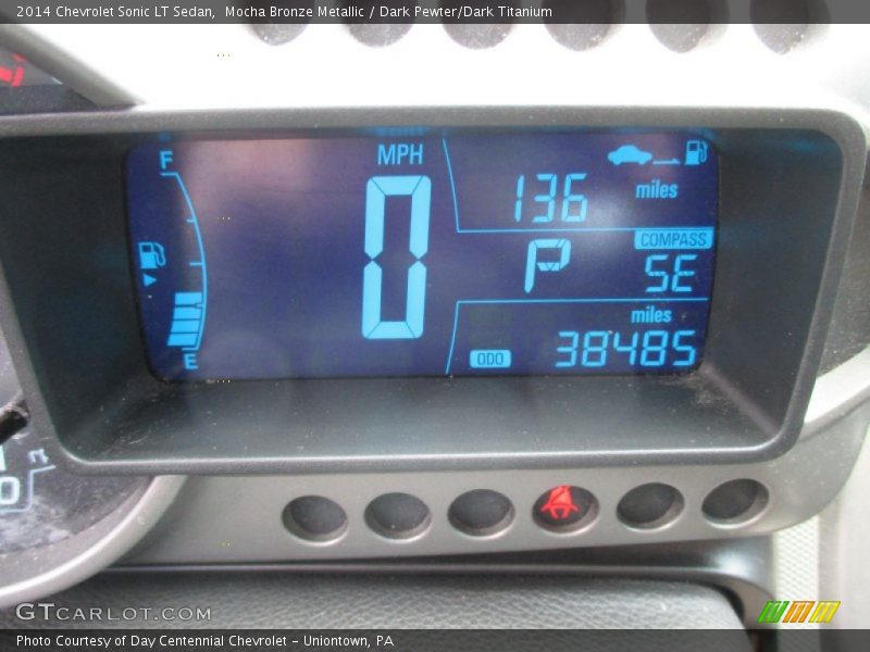 Mocha Bronze Metallic / Dark Pewter/Dark Titanium 2014 Chevrolet Sonic LT Sedan