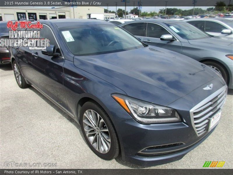 Montecito Blue / Gray 2015 Hyundai Genesis 3.8 Sedan