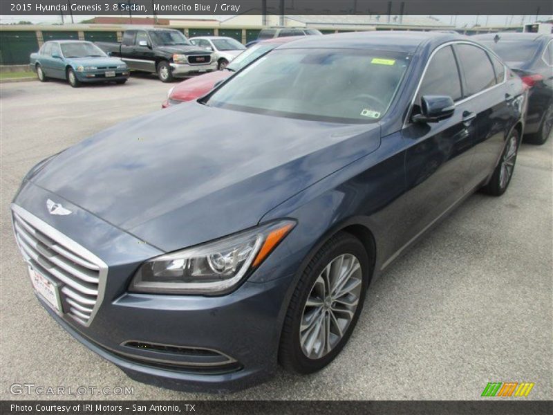 Montecito Blue / Gray 2015 Hyundai Genesis 3.8 Sedan