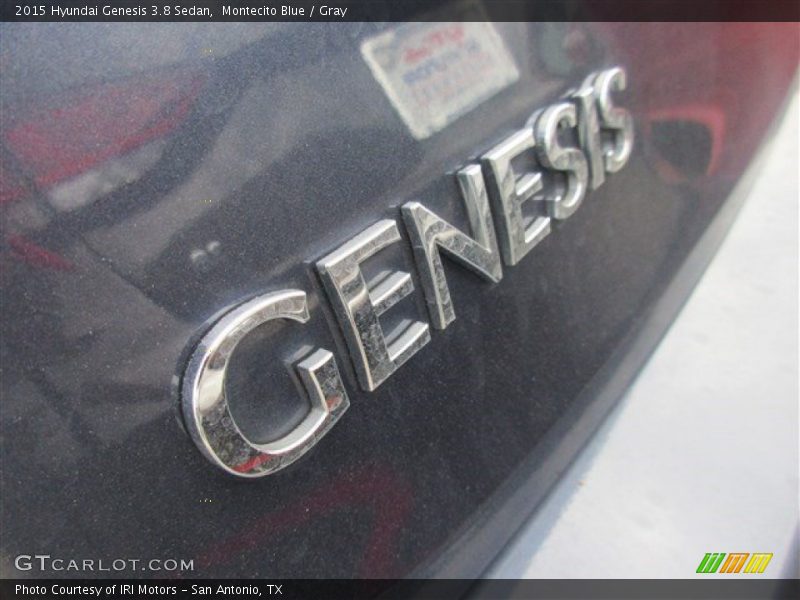 Montecito Blue / Gray 2015 Hyundai Genesis 3.8 Sedan