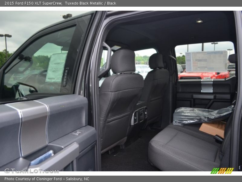 Tuxedo Black Metallic / Black 2015 Ford F150 XLT SuperCrew