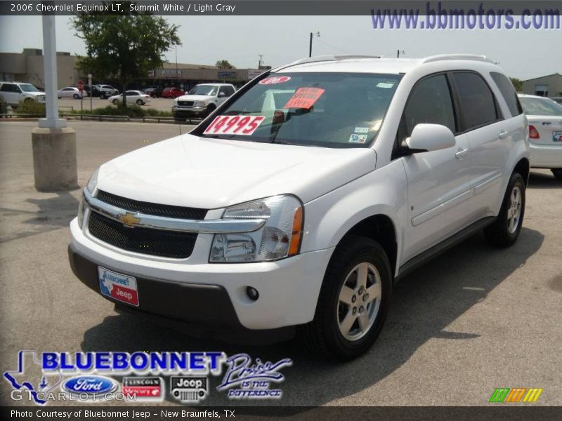 Summit White / Light Gray 2006 Chevrolet Equinox LT