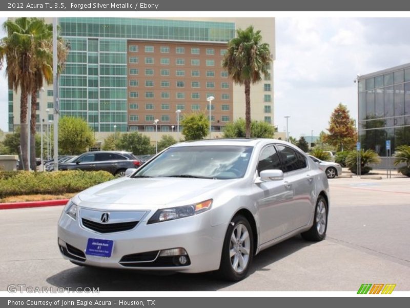 Forged Silver Metallic / Ebony 2012 Acura TL 3.5