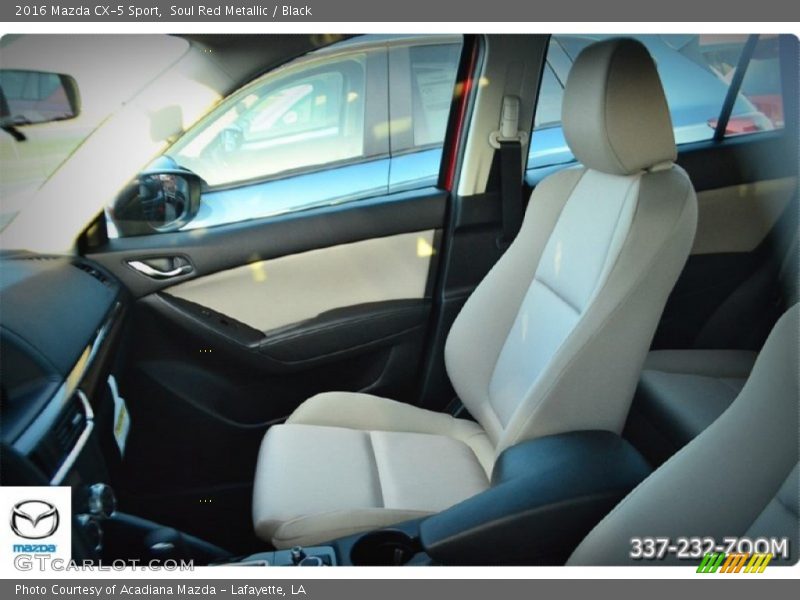 Soul Red Metallic / Black 2016 Mazda CX-5 Sport