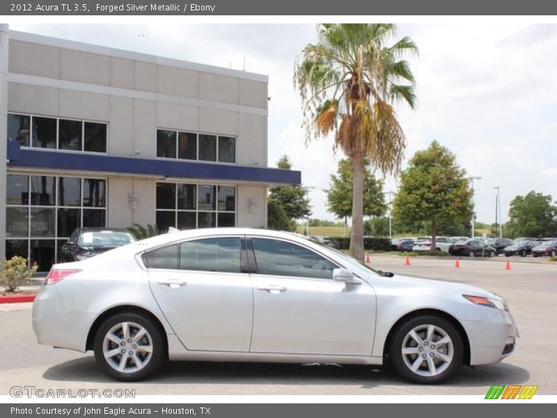 Forged Silver Metallic / Ebony 2012 Acura TL 3.5
