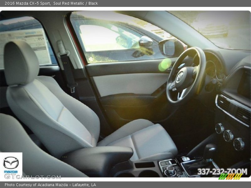 Soul Red Metallic / Black 2016 Mazda CX-5 Sport