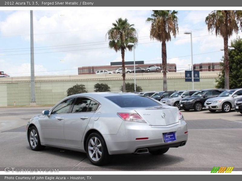 Forged Silver Metallic / Ebony 2012 Acura TL 3.5