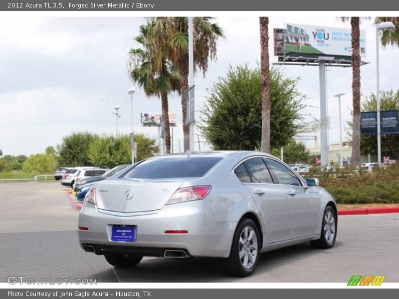 Forged Silver Metallic / Ebony 2012 Acura TL 3.5