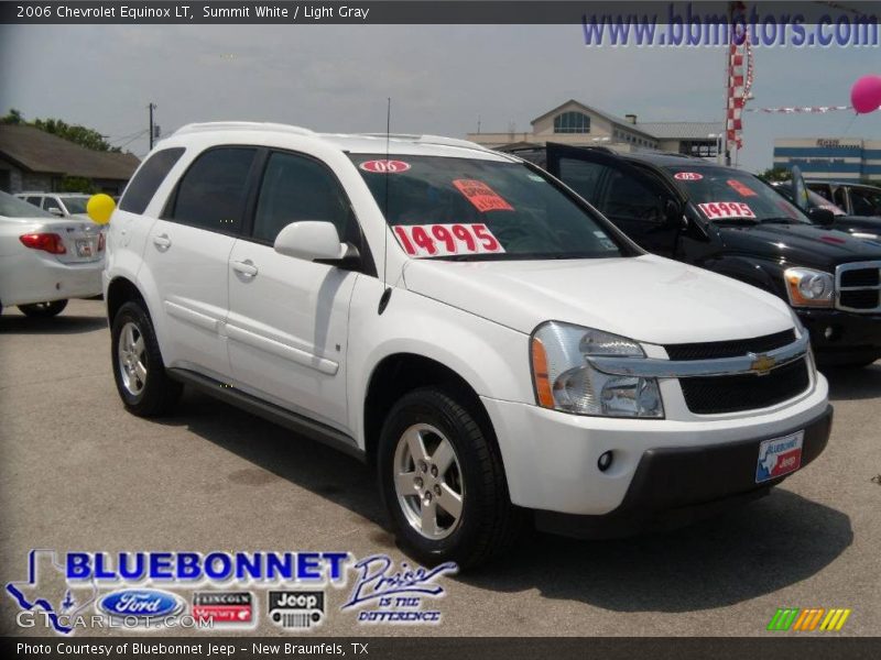 Summit White / Light Gray 2006 Chevrolet Equinox LT