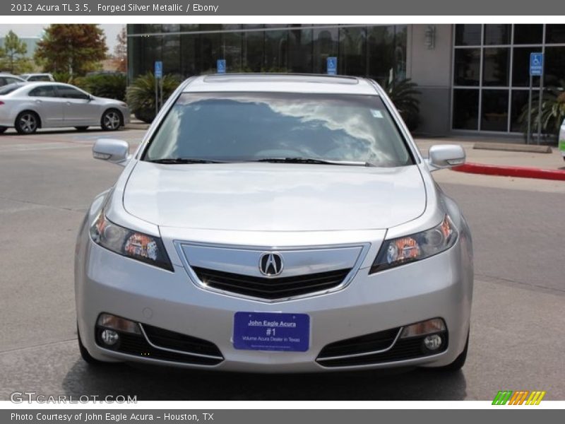 Forged Silver Metallic / Ebony 2012 Acura TL 3.5