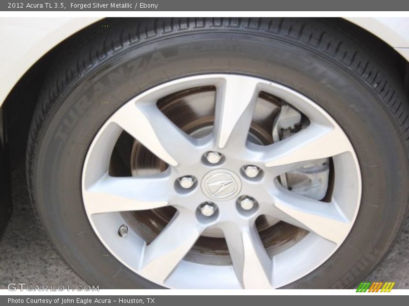 Forged Silver Metallic / Ebony 2012 Acura TL 3.5