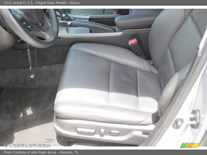 Forged Silver Metallic / Ebony 2012 Acura TL 3.5