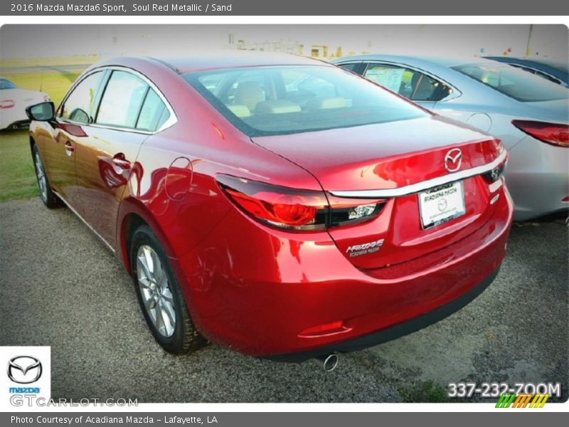 Soul Red Metallic / Sand 2016 Mazda Mazda6 Sport