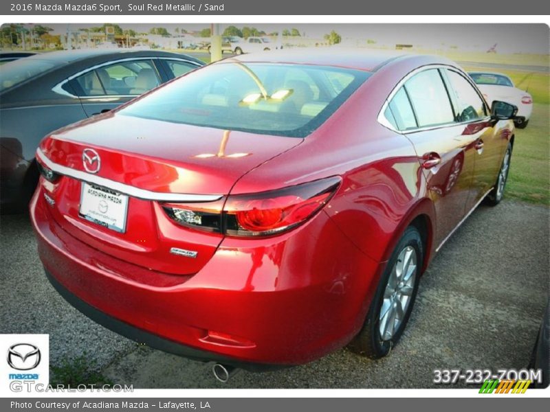 Soul Red Metallic / Sand 2016 Mazda Mazda6 Sport