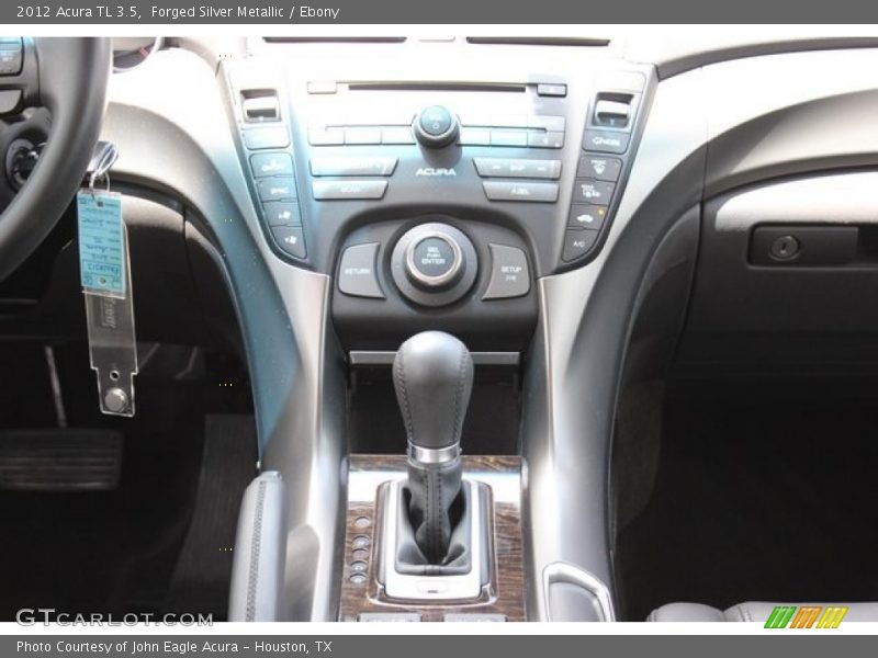 Forged Silver Metallic / Ebony 2012 Acura TL 3.5