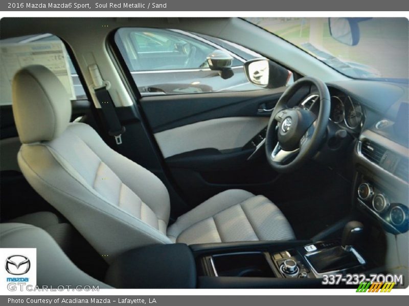 Soul Red Metallic / Sand 2016 Mazda Mazda6 Sport