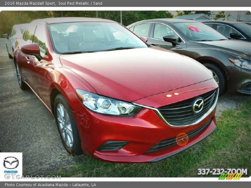 Soul Red Metallic / Sand 2016 Mazda Mazda6 Sport
