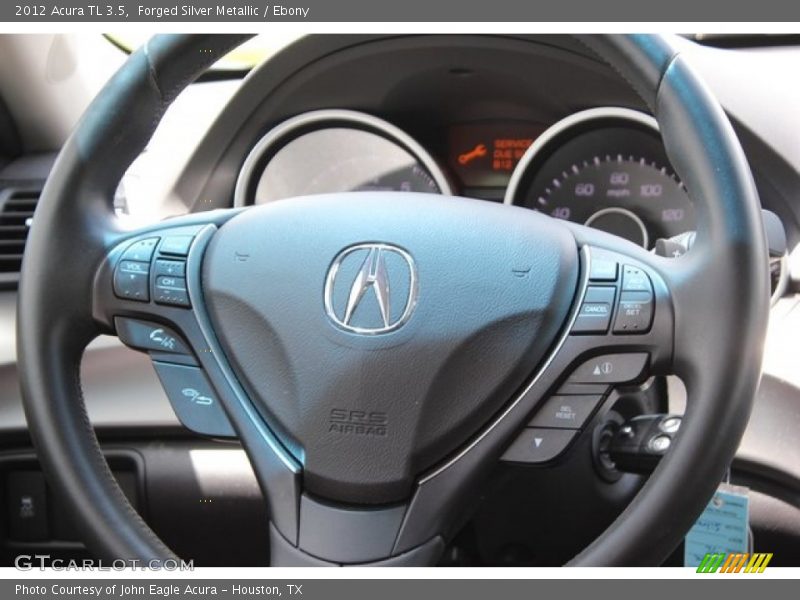 Forged Silver Metallic / Ebony 2012 Acura TL 3.5