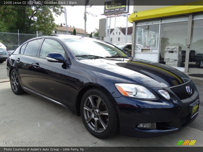 Obsidian Black / Black 2008 Lexus GS 350 AWD