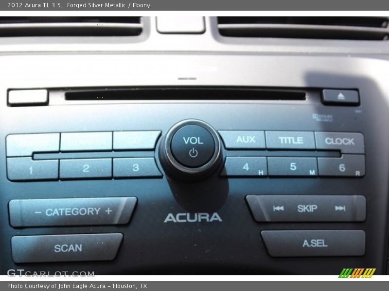Forged Silver Metallic / Ebony 2012 Acura TL 3.5