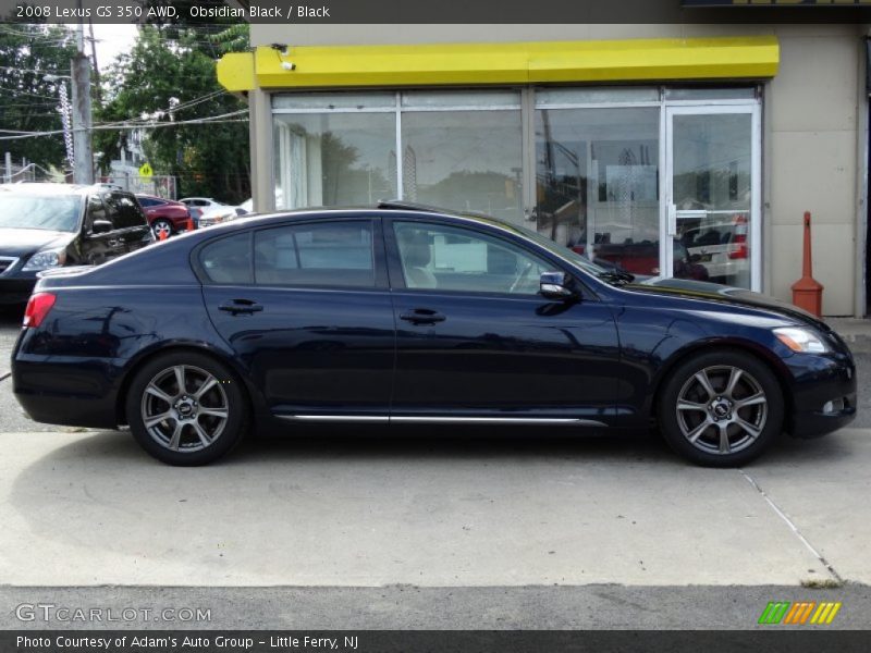 Obsidian Black / Black 2008 Lexus GS 350 AWD