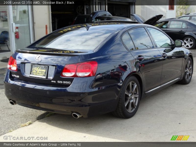 Obsidian Black / Black 2008 Lexus GS 350 AWD