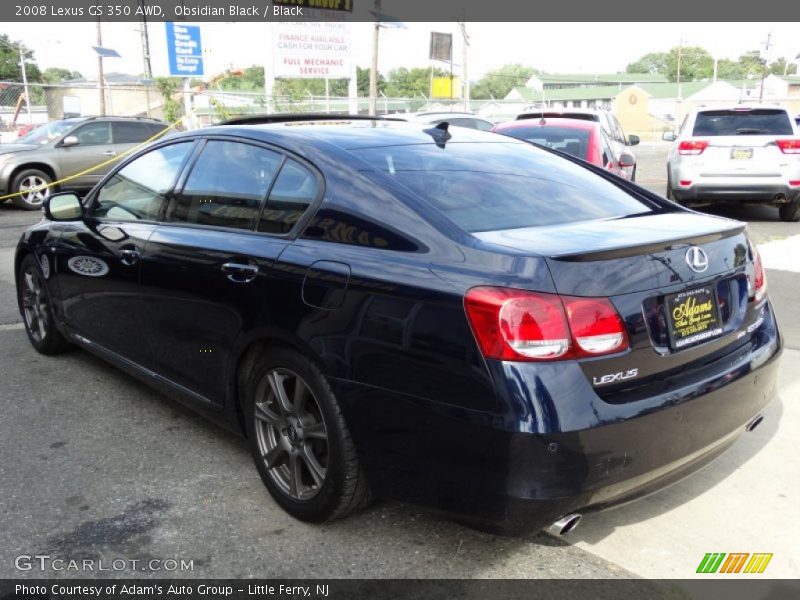 Obsidian Black / Black 2008 Lexus GS 350 AWD