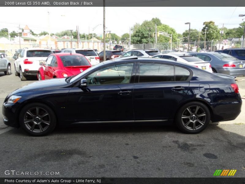 Obsidian Black / Black 2008 Lexus GS 350 AWD