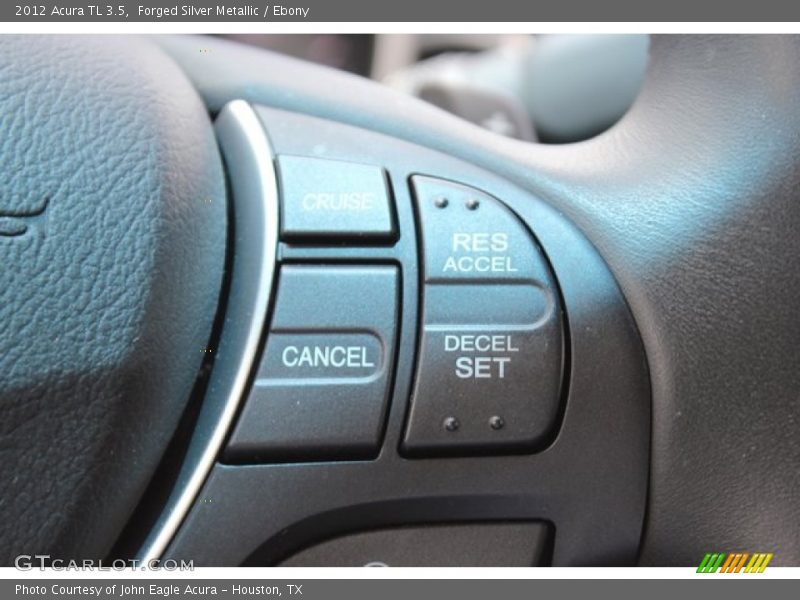 Forged Silver Metallic / Ebony 2012 Acura TL 3.5