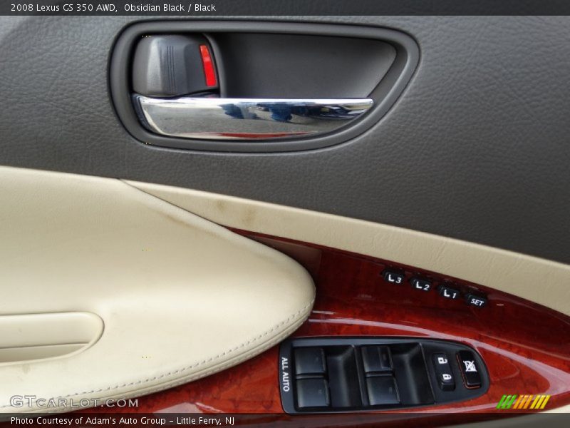 Obsidian Black / Black 2008 Lexus GS 350 AWD