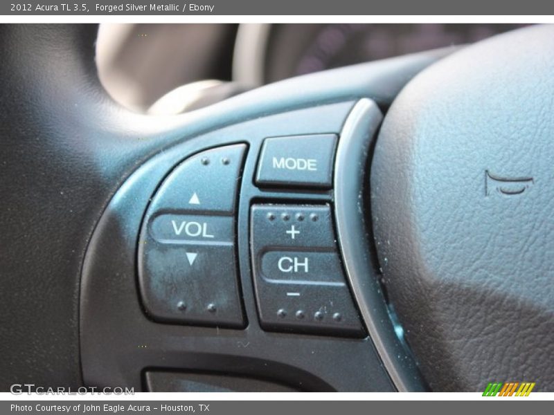 Forged Silver Metallic / Ebony 2012 Acura TL 3.5