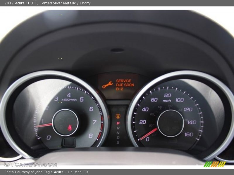 Forged Silver Metallic / Ebony 2012 Acura TL 3.5