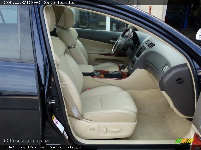Obsidian Black / Black 2008 Lexus GS 350 AWD