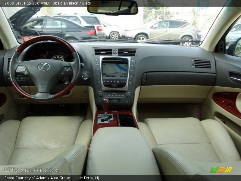 Obsidian Black / Black 2008 Lexus GS 350 AWD