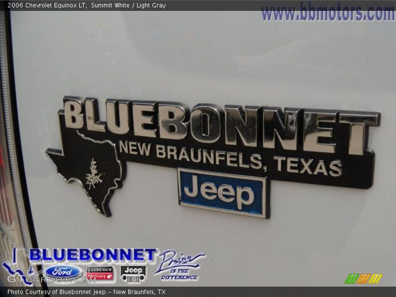 Summit White / Light Gray 2006 Chevrolet Equinox LT