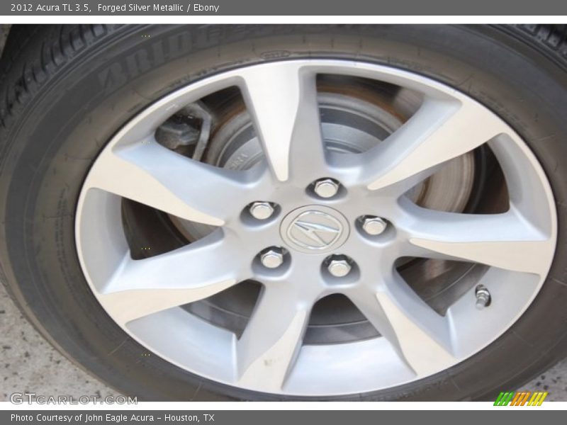 Forged Silver Metallic / Ebony 2012 Acura TL 3.5