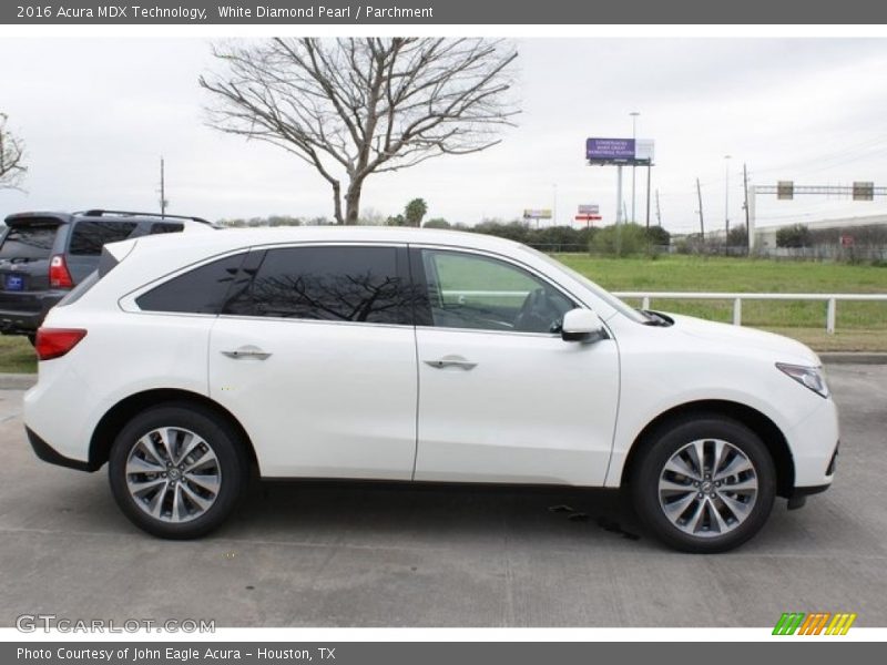 White Diamond Pearl / Parchment 2016 Acura MDX Technology